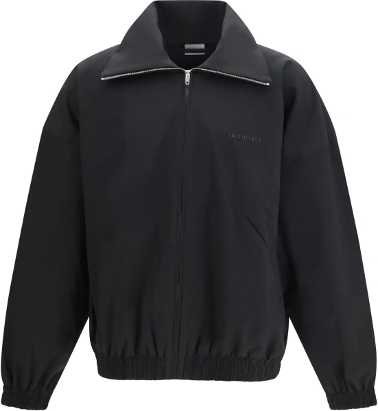 Jacheta Stretch technical cotton jersey Zip Jacket