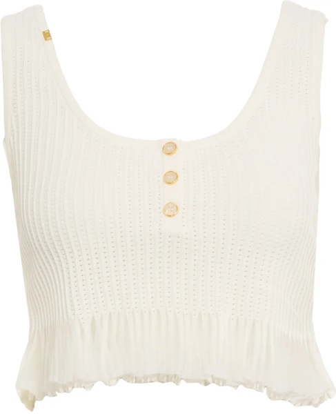 Maiou Openwork knit top