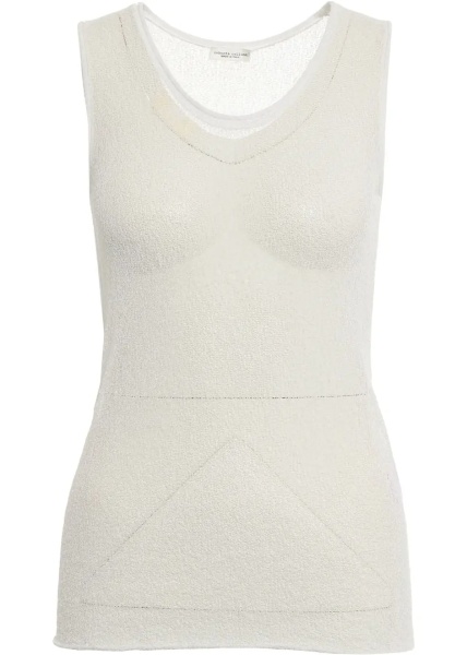 Maiou Openwork top with lace effect