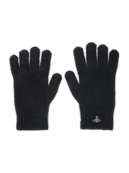 Manusi Vivienne Westwood negre din lana