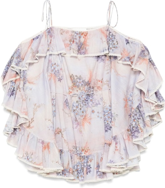 Mini Dress With Ruffles "Cascadian"