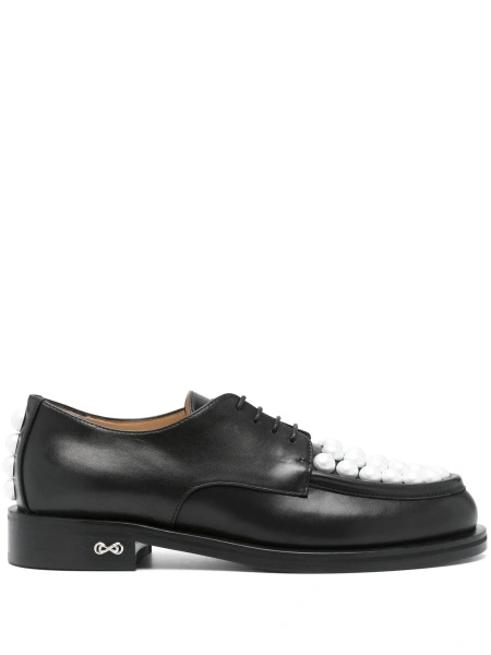 Mocasini MACH & MACH negri din piele