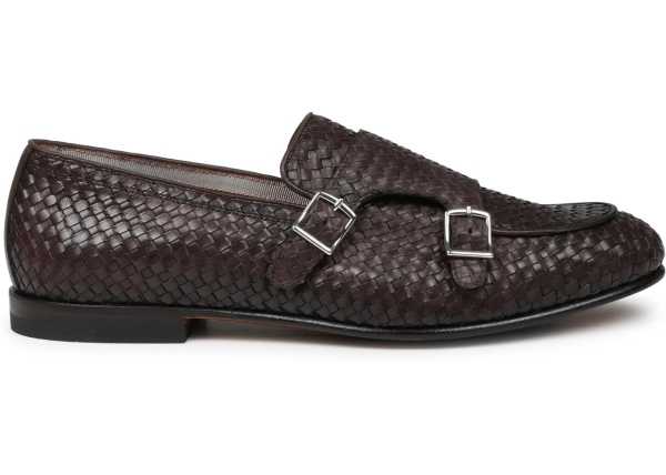 Mocasini Mocassino In Pelle Intrecciata