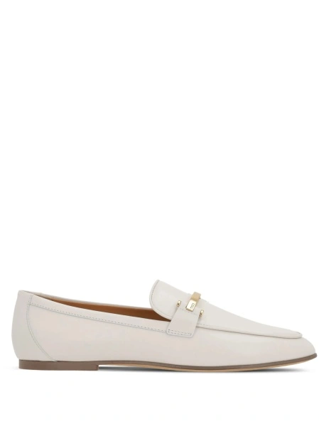 Mocasini TOD'S albi din piele