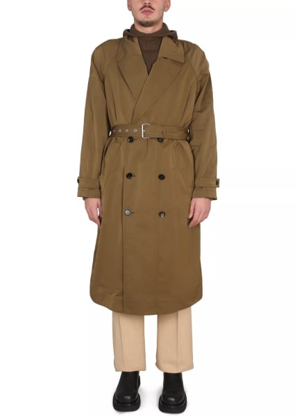 Nylon Folding Trench Coat