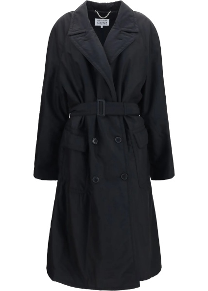 Paltoane Double-breasted belted Coat