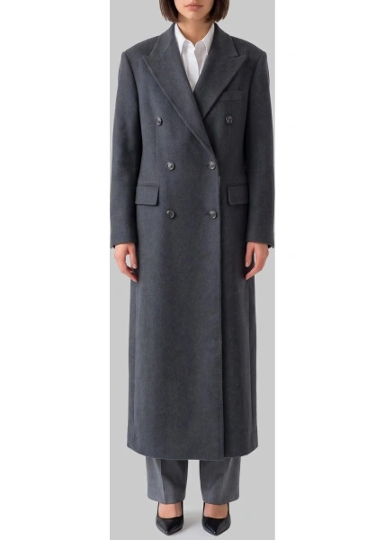 Palton Caitlyn Double-Breasted Coat