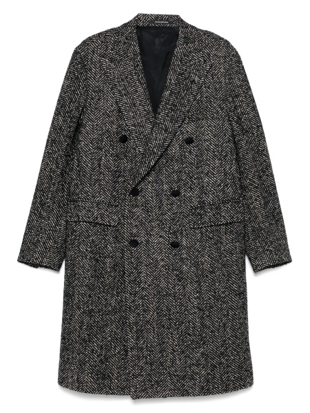 Palton Tagliatore negru din acrilic si polyester