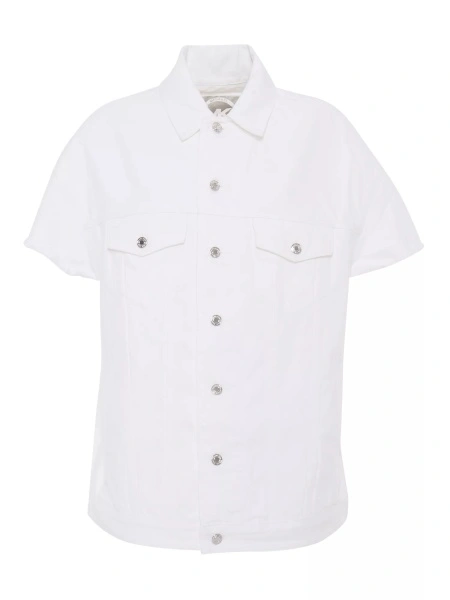 Palton White women's denim jacket