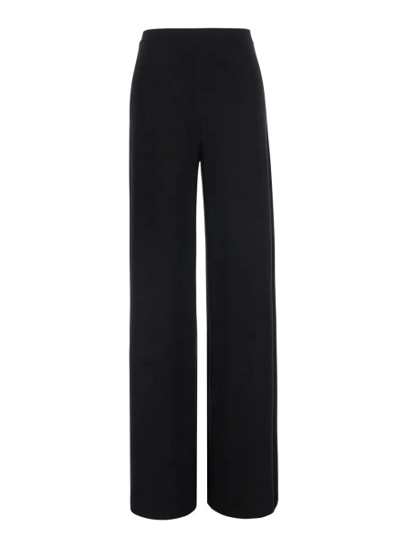Pantaloni 'BIAS' Black Pants with elasticated waist in Tech Fabric women