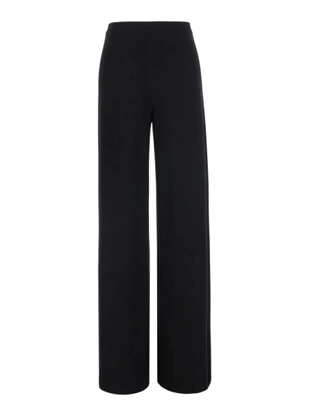 Pantaloni 'BIAS' Black Pants with elasticated waist in Tech Fabric women