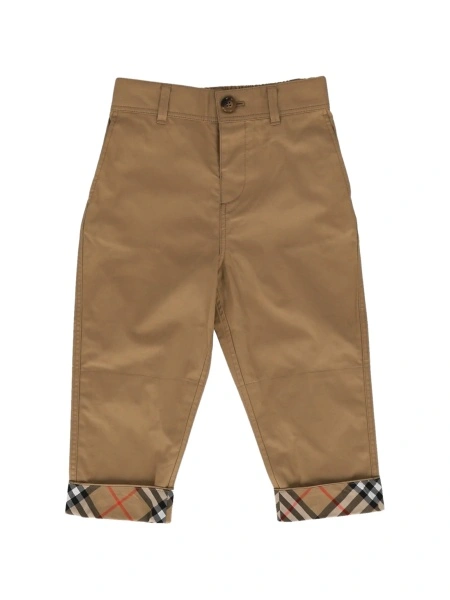 Pantaloni Burberry neutri