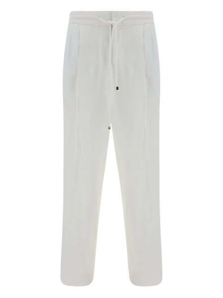 Pantaloni conici Brunello Cucinelli albi