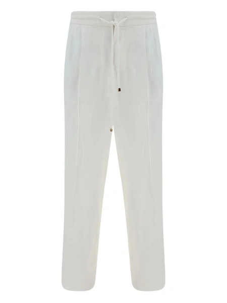 Pantaloni conici Brunello Cucinelli albi