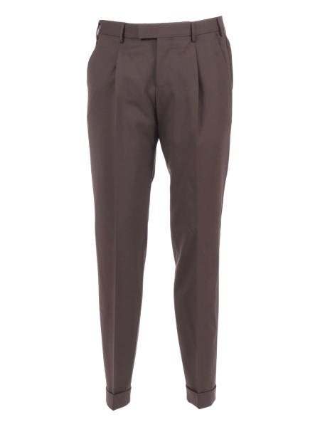 Pantaloni conici PT TORINO maro