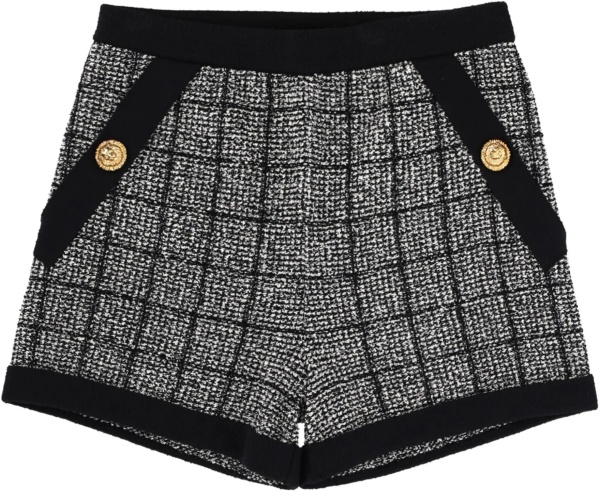 Pantaloni Cotton Tweed Shorts