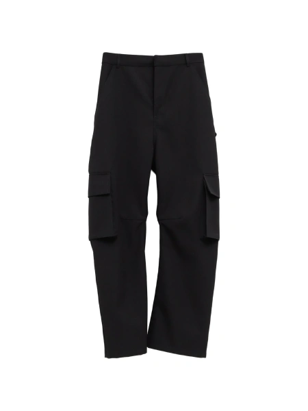 Pantaloni drepti Balenciaga negri