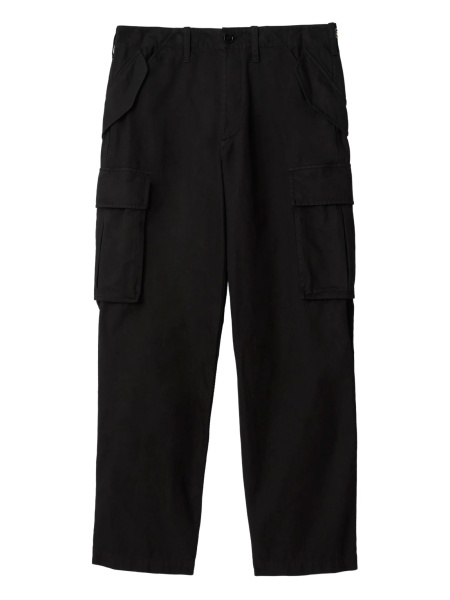 Pantaloni drepti Burberry negri