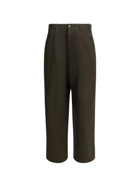 Pantaloni drepti COMME DES GARÇONS HOMME verzi