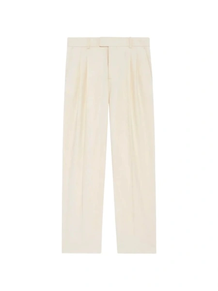 Pantaloni drepti DRÔLE DE MONSIEUR neutri