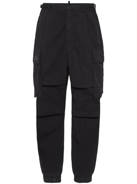 Pantaloni drepti DSQUARED2 negri