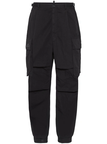 Pantaloni drepti DSQUARED2 negri