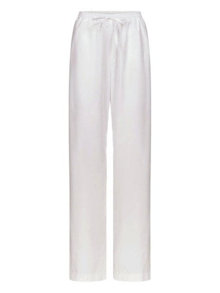 Pantaloni drepti LOULOU DE SAISON albi