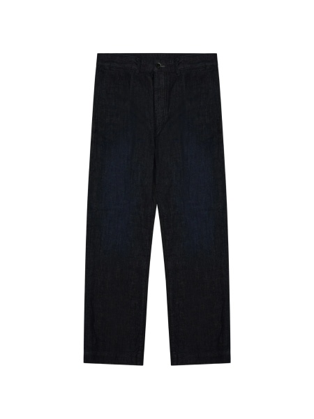 Pantaloni drepti NINE:INTHE:MORNING albastri