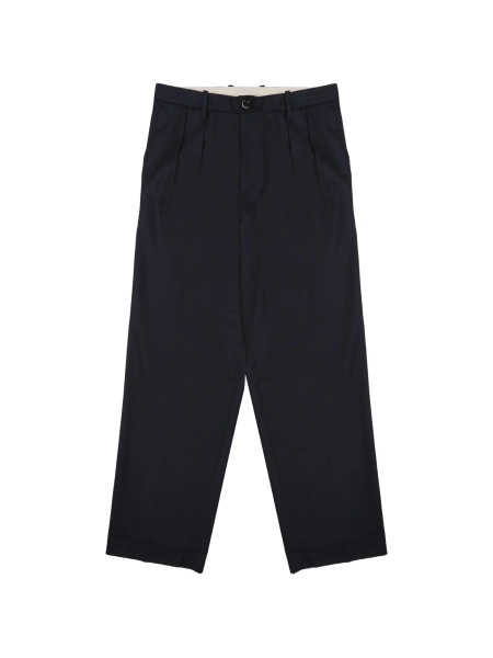 Pantaloni drepti NINE:INTHE:MORNING albastri