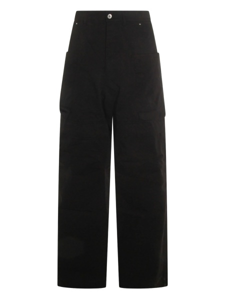 Pantaloni drepti Rick Owens negri