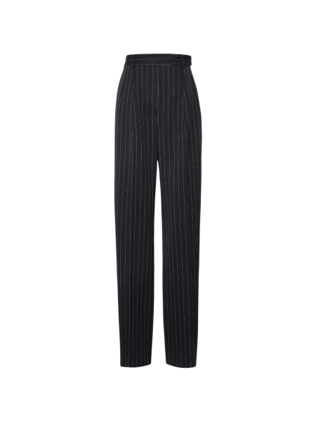 Pantaloni drepti SPORTMAX negri