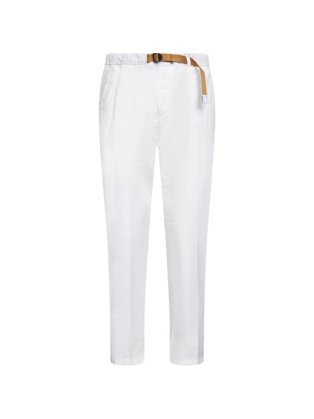 Pantaloni drepti White Sand albi