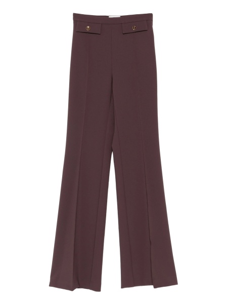 Pantaloni evazati Elisabetta Franchi maro