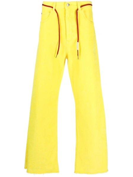 Pantaloni evazati Magil galbeni
