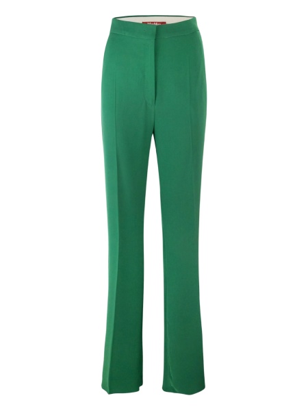 Pantaloni evazati MaxMara Studio verzi