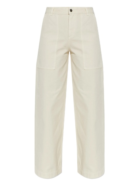 Pantaloni evazati Moncler neutri