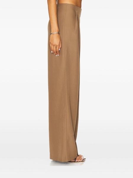Pantaloni evazati Selia Richwood maro