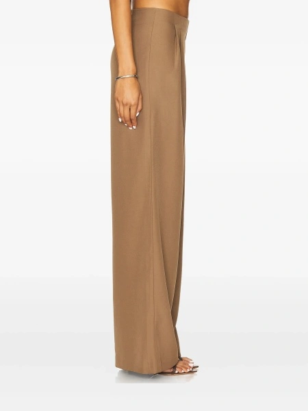 Pantaloni evazati Selia Richwood maro