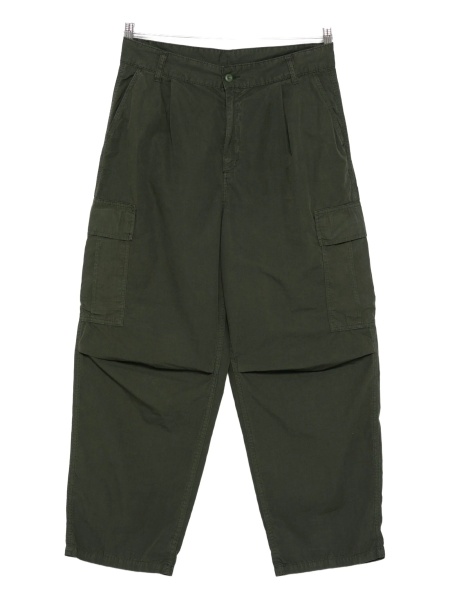 Pantaloni loose fit Carhartt verzi din bumbac