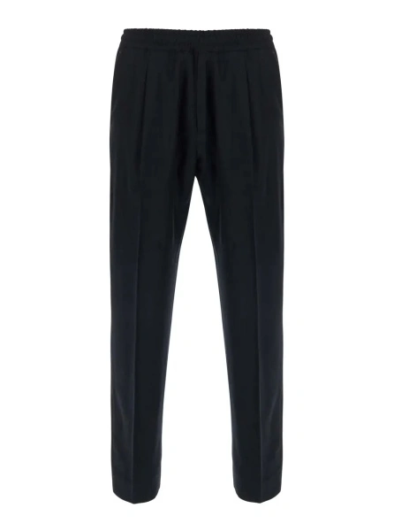 Pantaloni LOW BRAND negri din bumbac