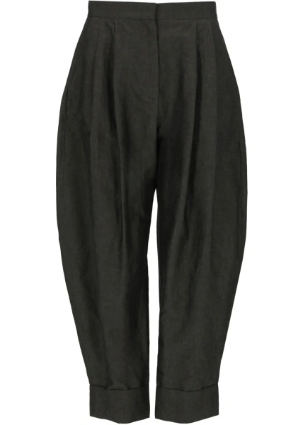 Pantaloni Pantalone "Cloe" In Lino E Cotone