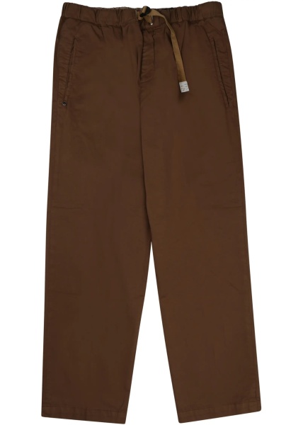 Pantaloni Pantalone In Cotone Con Cintura