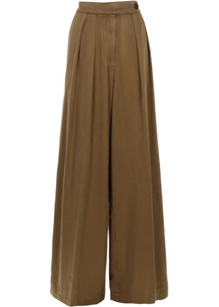 Pantaloni Pantalone Sartoriale Con Pieghe