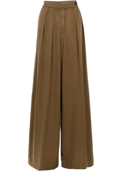 Pantaloni Pantalone Sartoriale Con Pieghe