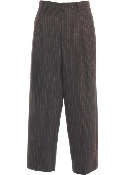 Pantaloni Pinstriped pants 'Noa Crop'