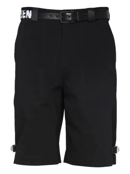 Pantaloni scurti Alexander McQueen negri