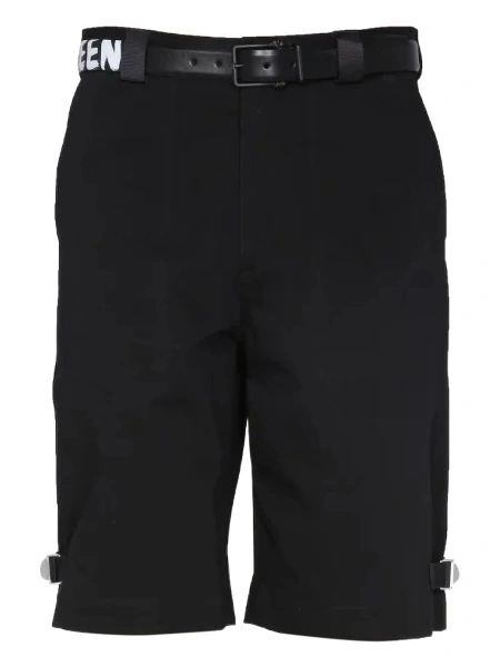 Pantaloni scurti Alexander McQueen negri