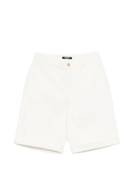 Pantaloni scurti Balmain albi
