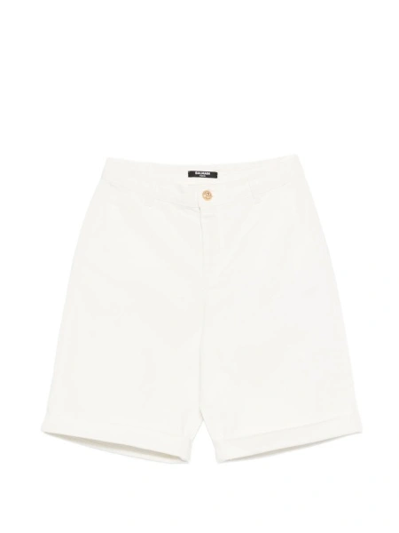 Pantaloni scurti Balmain albi