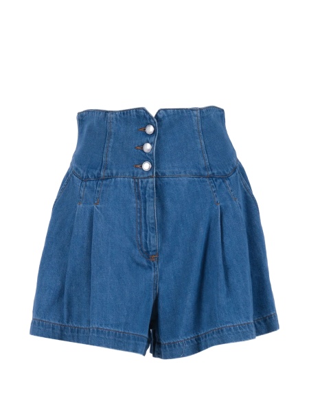 Pantaloni scurti Ermanno Scervino albastri